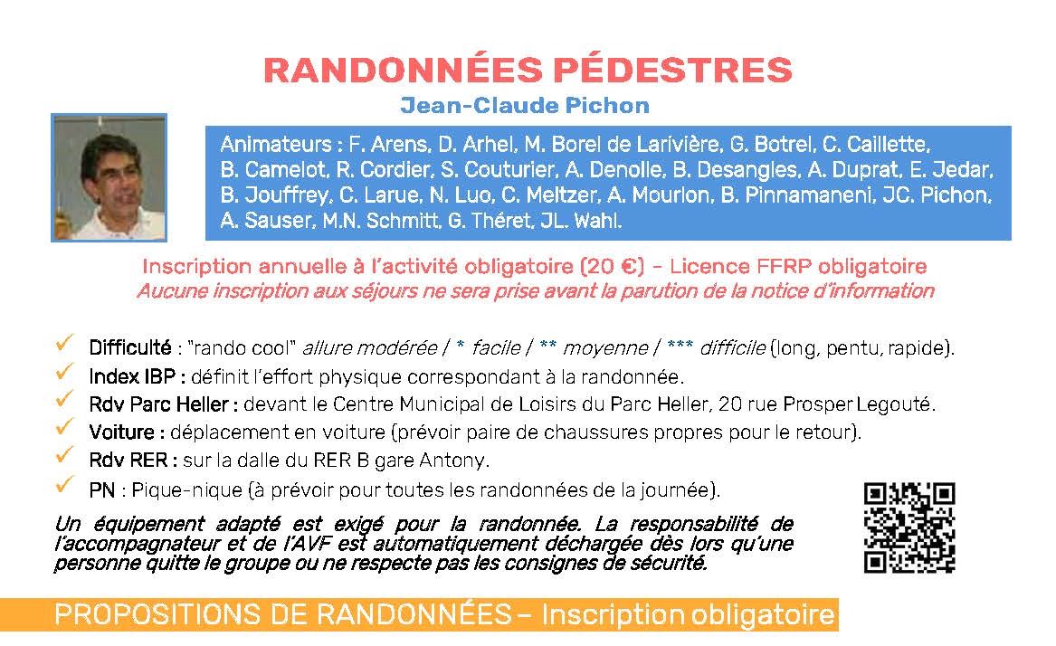 Randonnées Pédestres